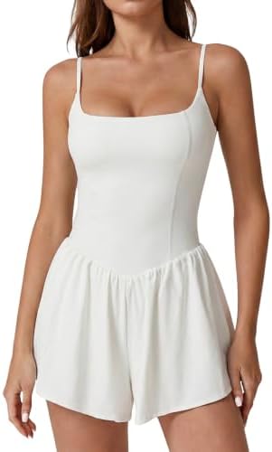 Elegant One-Piece Playsuit with Scoop Back