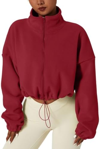 High Neck Keep Warm Fleece Sherpa Coat Full Zip