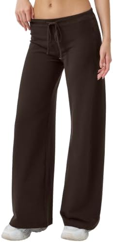 Low Rise Wide Leg Pants Lightweight Sweatpants 31"