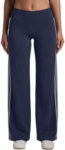 No Front Seam Workout Leggings Wide Leg Yoag Pants