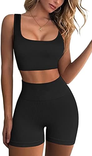 Ribbed Booty Shorts High Waist