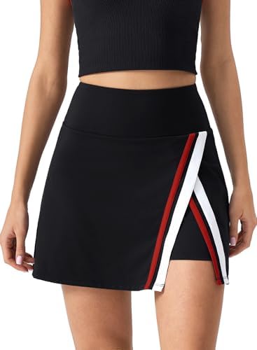 Side Slit Tennis Skirt High Waisted Athletic Skort