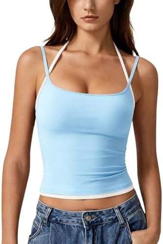 Sleeveless Layered Camisole Slim Fitting Spaghetti
