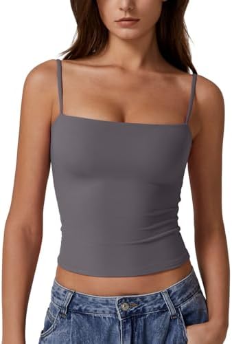 Spaghetti Strap Tank Tops Adjustable Cute Camisole
