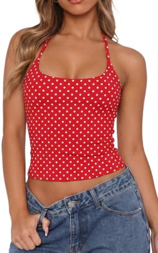 Square Neck Camisole Tank Halter Sleeveless Basic