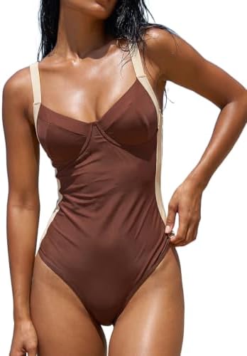 Swimsuits One Piece Sexy Deep V Neck Bating Suits