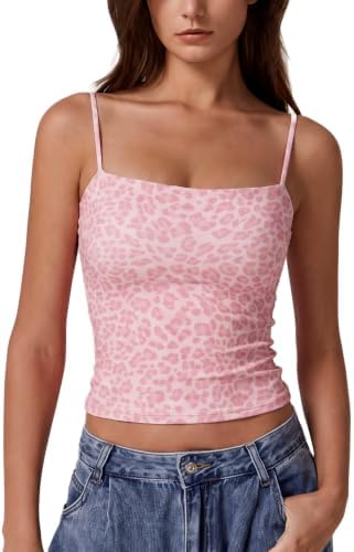 Tank Top Double Lined Spaghetti Straps Camisole