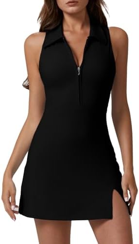 Tennis Dress with Shorts with Pockets Sleveless