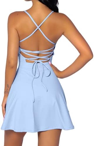 Tennis Dress Workout Dress with Built-in Bra